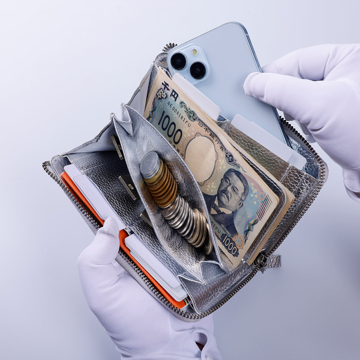 TIDY2.0 Lumina メタリックレザー 小さい 長財布 Hallelujah