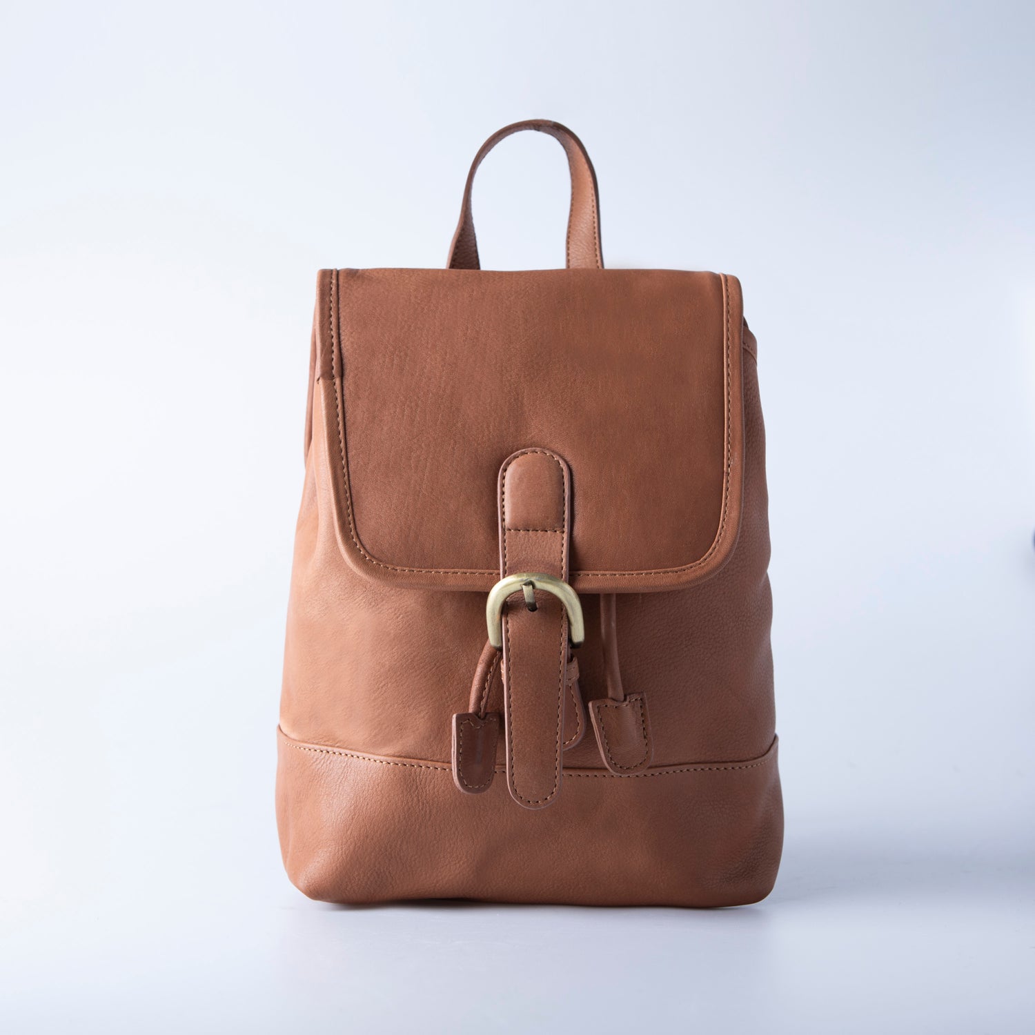 Poetto リュック 小さい ベジタブルタンニンレザー Mollis