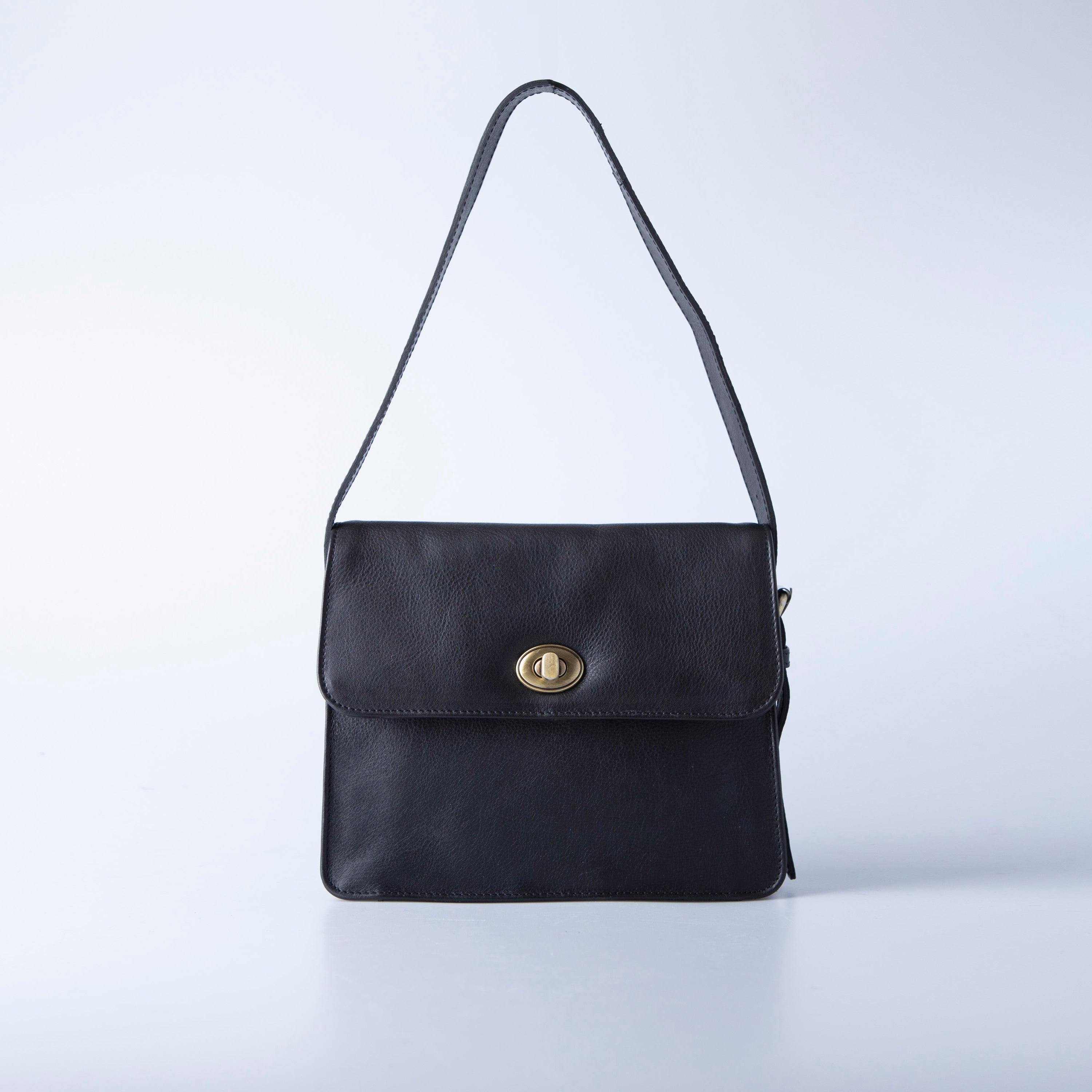 Aprila スクエア ショルダーバッグ ベジタブルタンニンレザー Mollis