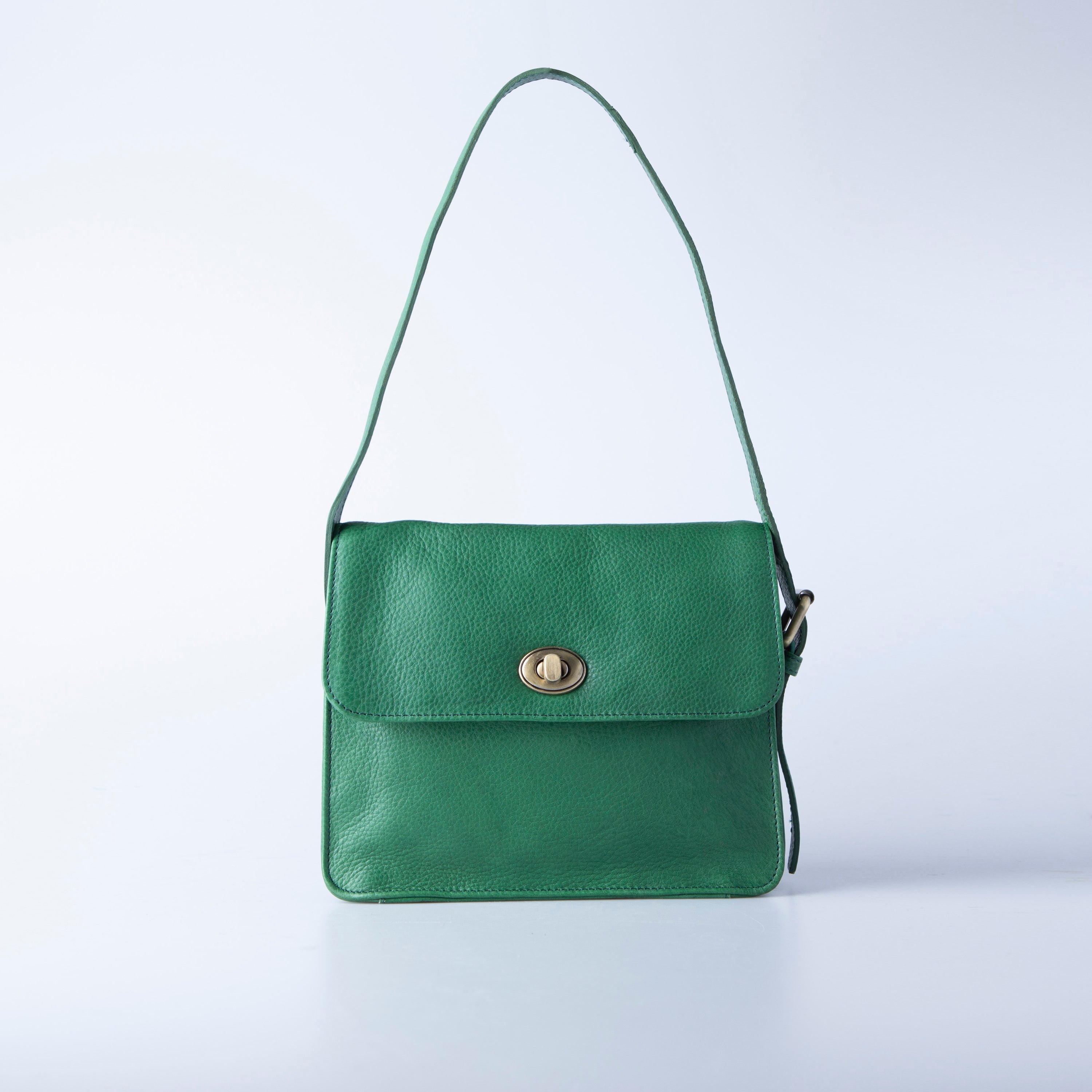 Aprila スクエア ショルダーバッグ ベジタブルタンニンレザー Mollis