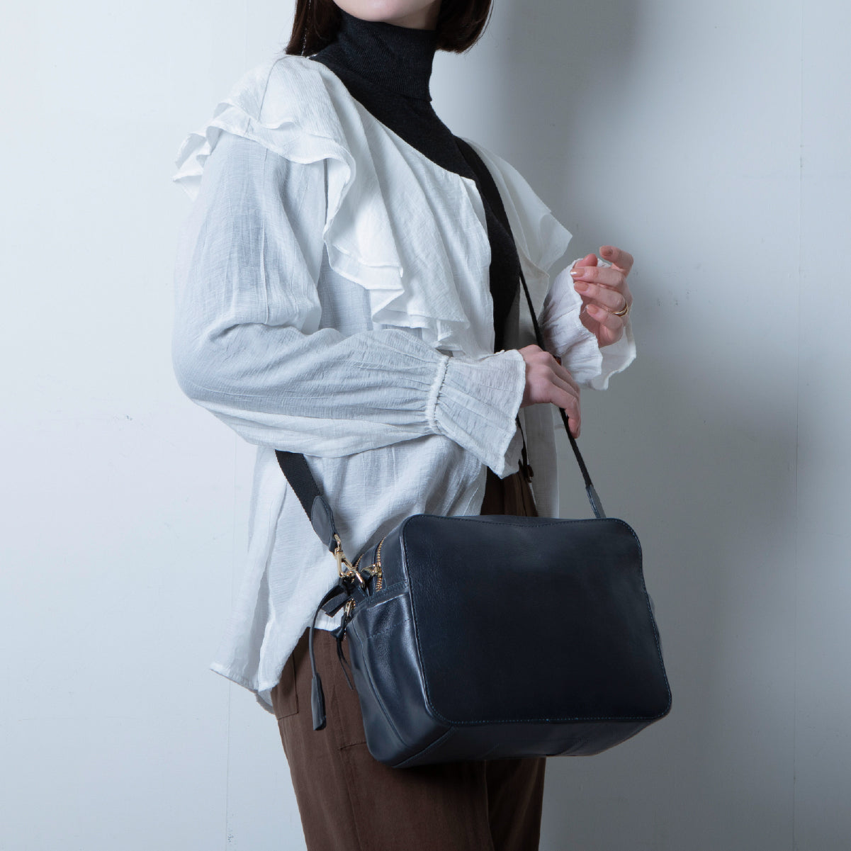 TIDY BOX 整理整頓革バッグ イタリアンレザー Volta