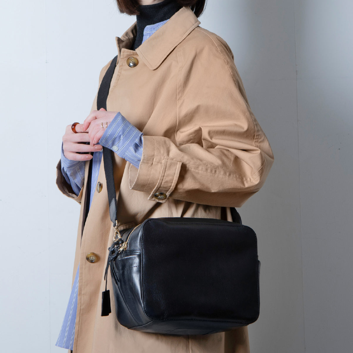 TIDY BOX 整理整頓革バッグ イタリアンレザー Volta