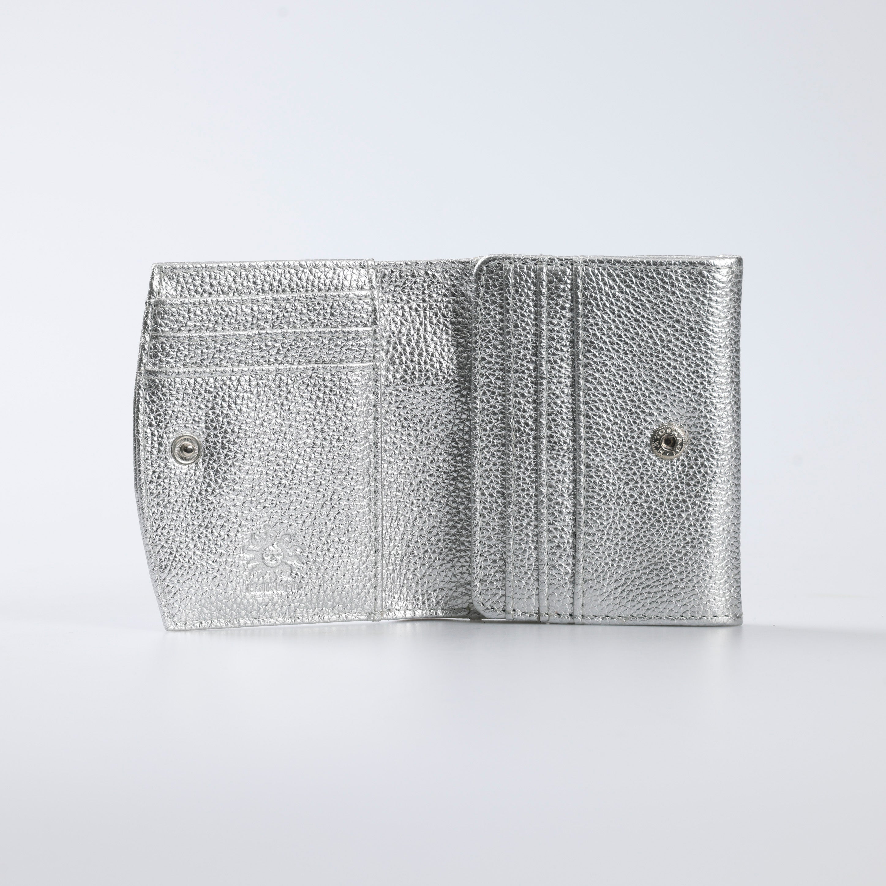 二つ折り財布 FOLIO Lumina メタリック 財布 コンパクト Hallelujah