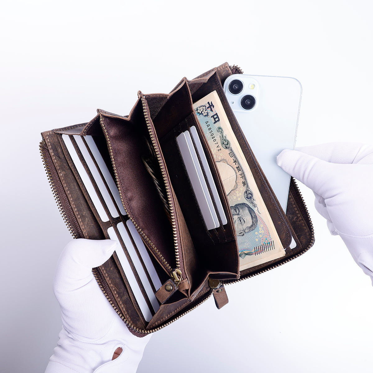 TIDY タイディ 長財布 L字ファスナー Hallelujah