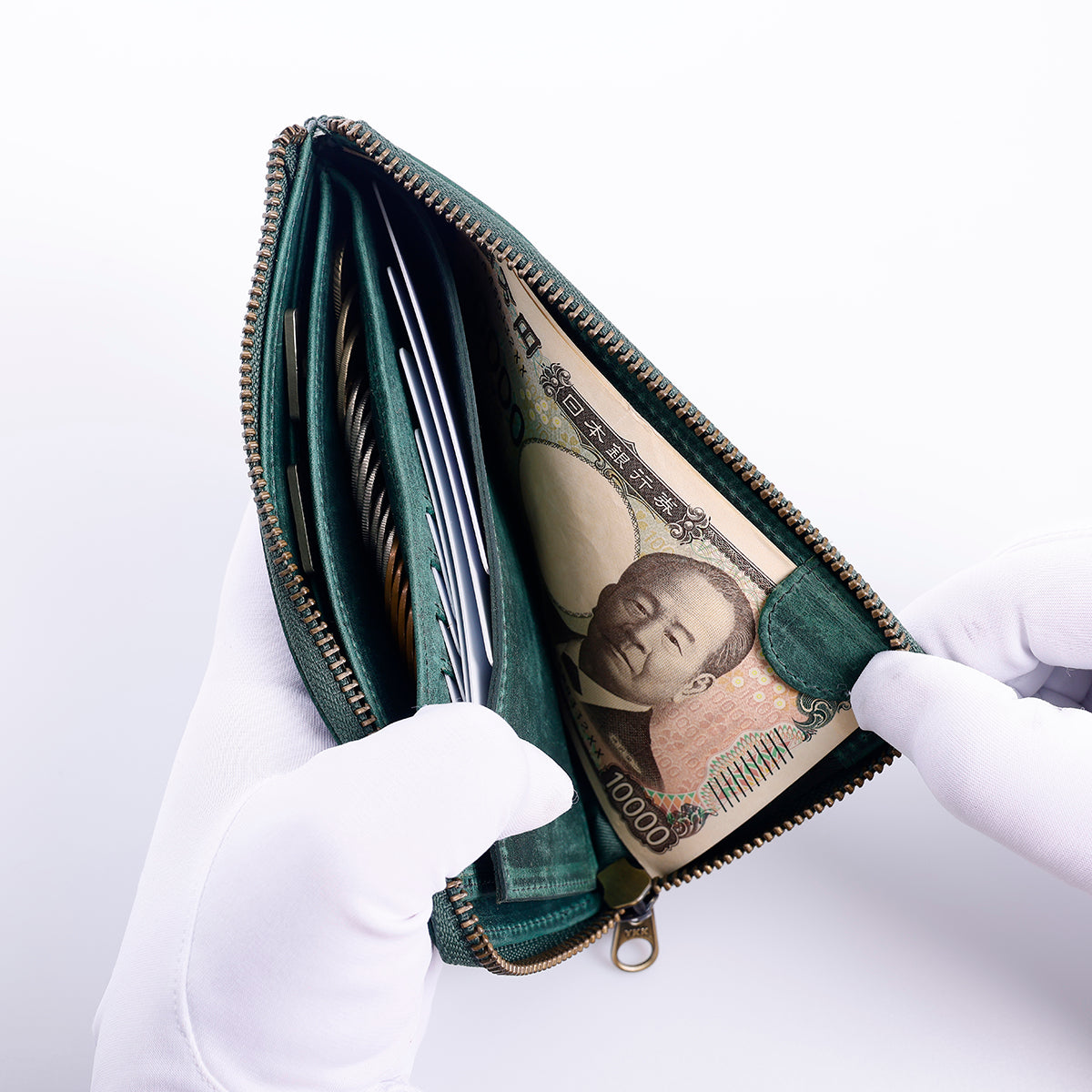 もっと小さい長財布「TIDY SLIM」L字ファスナー 長財布 Hallelujah