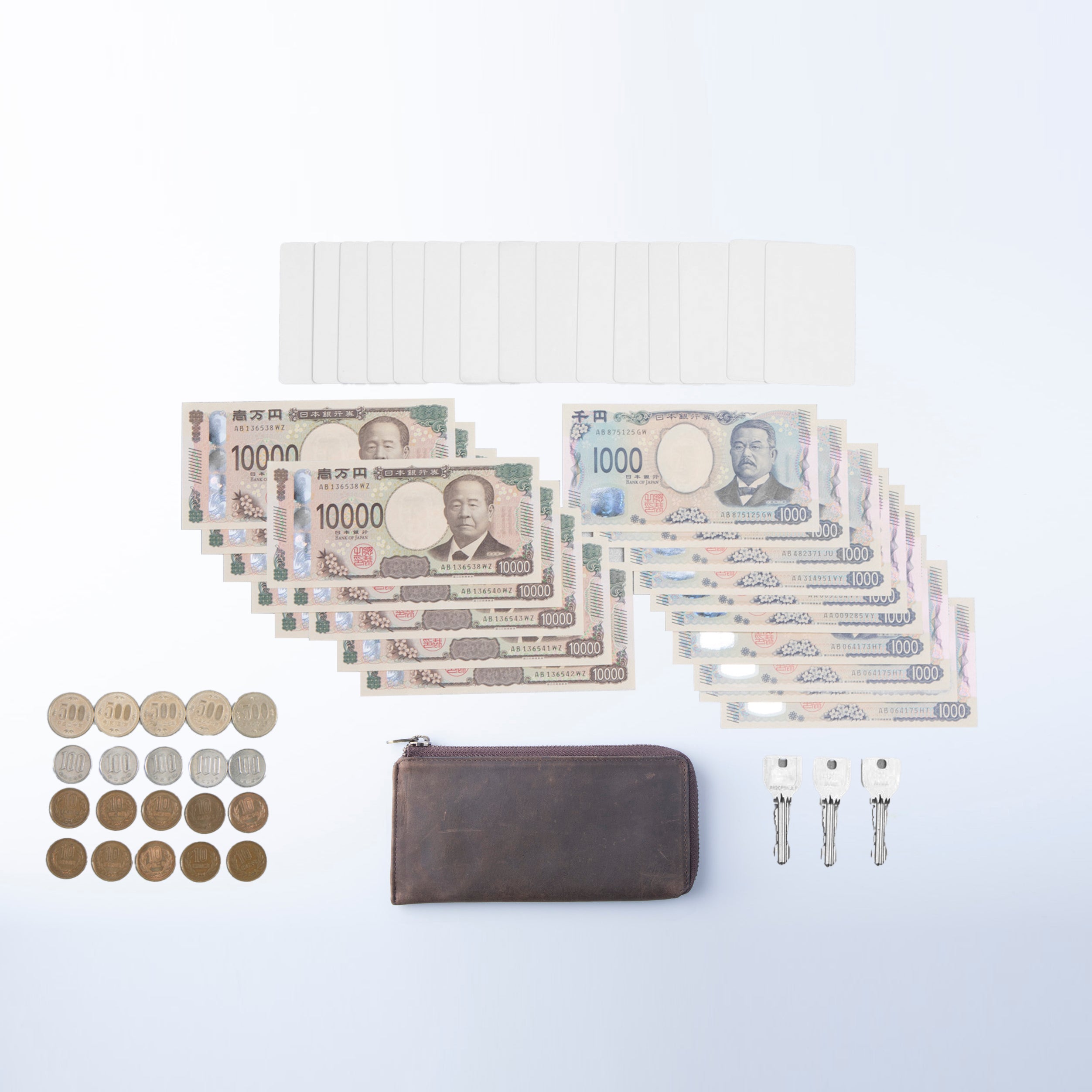 もっと小さい長財布「TIDY SLIM」L字ファスナー 長財布 Hallelujah