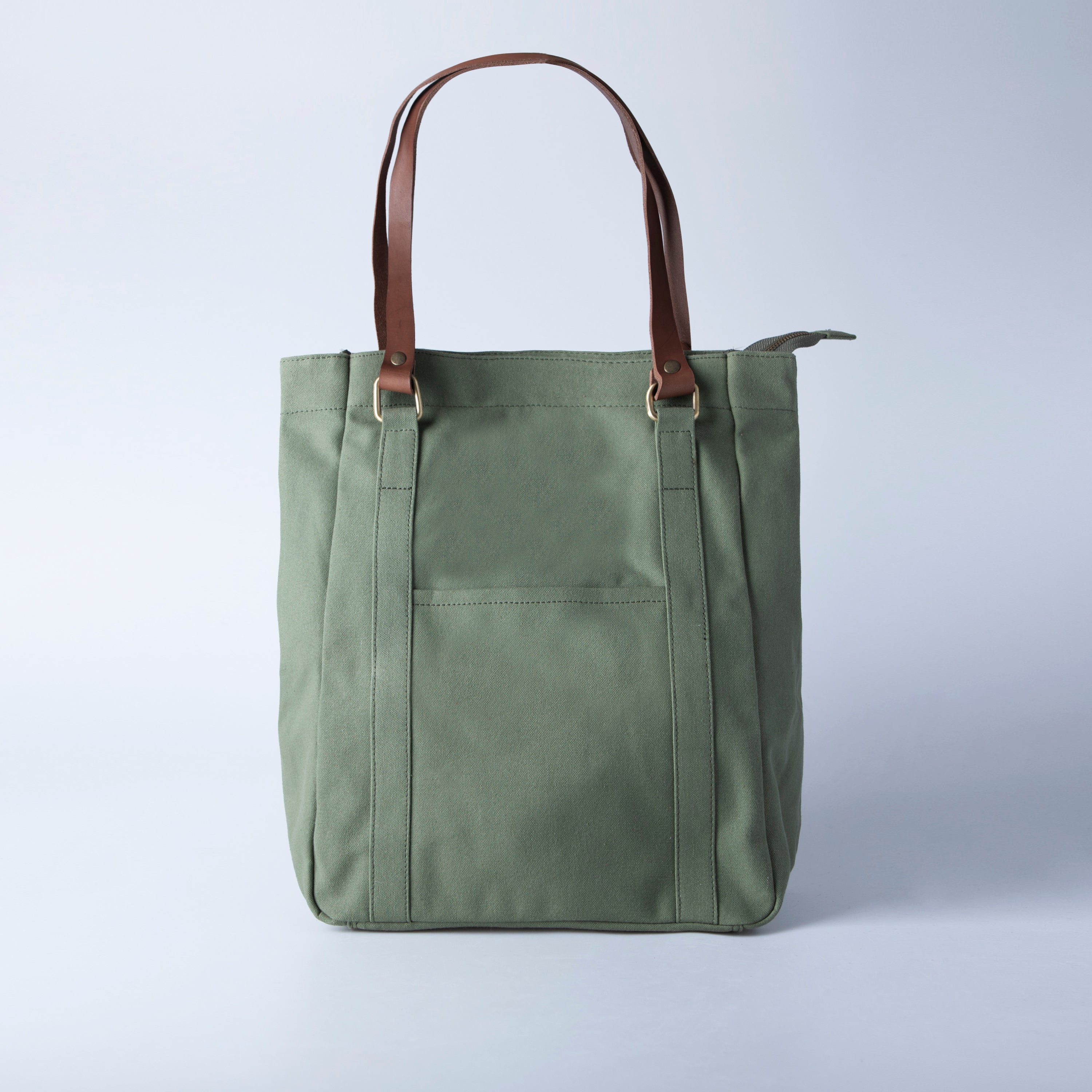 トートバッグ キャンバス 2Way 栃木レザー MANO