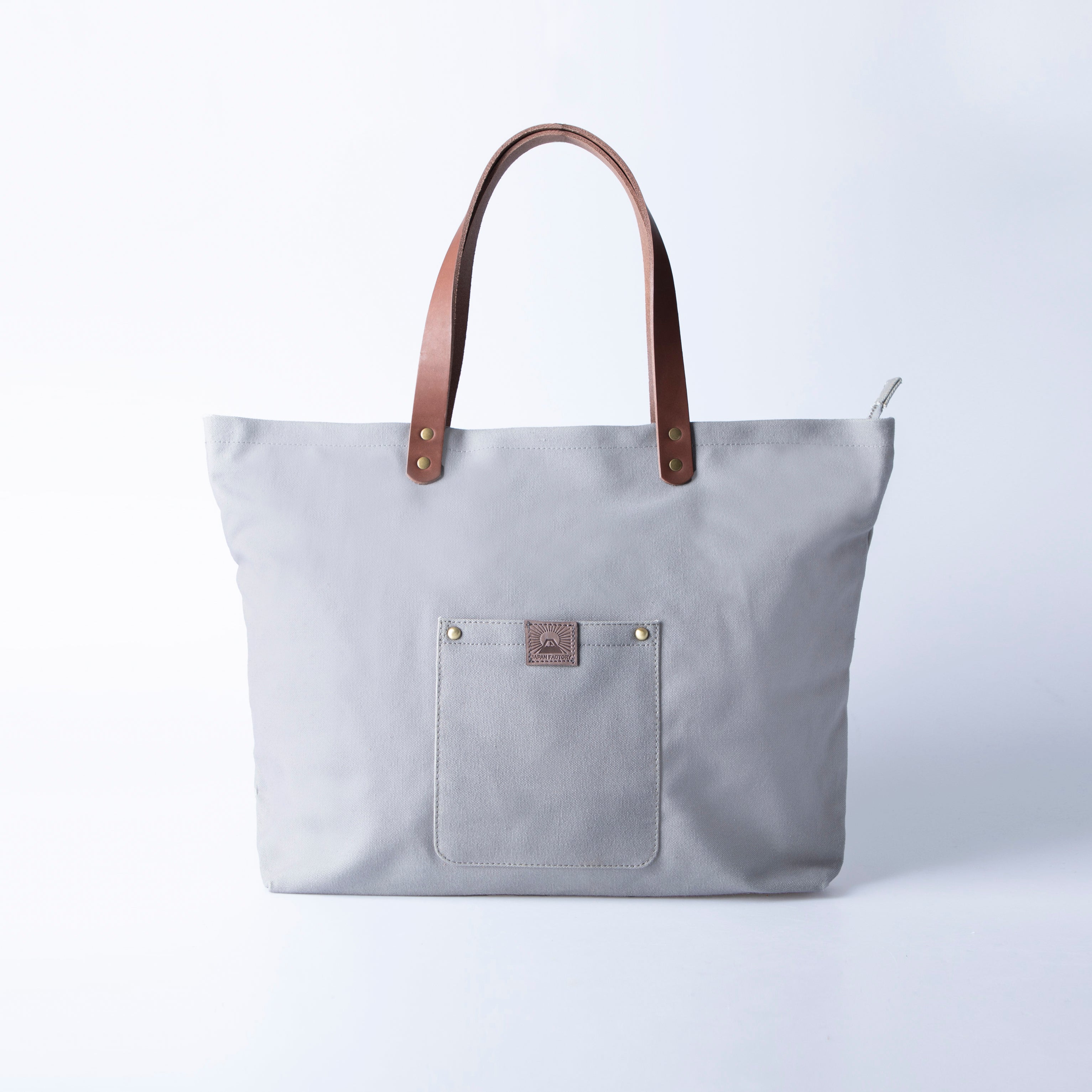 トートバッグ キャンバス 栃木レザー MANO