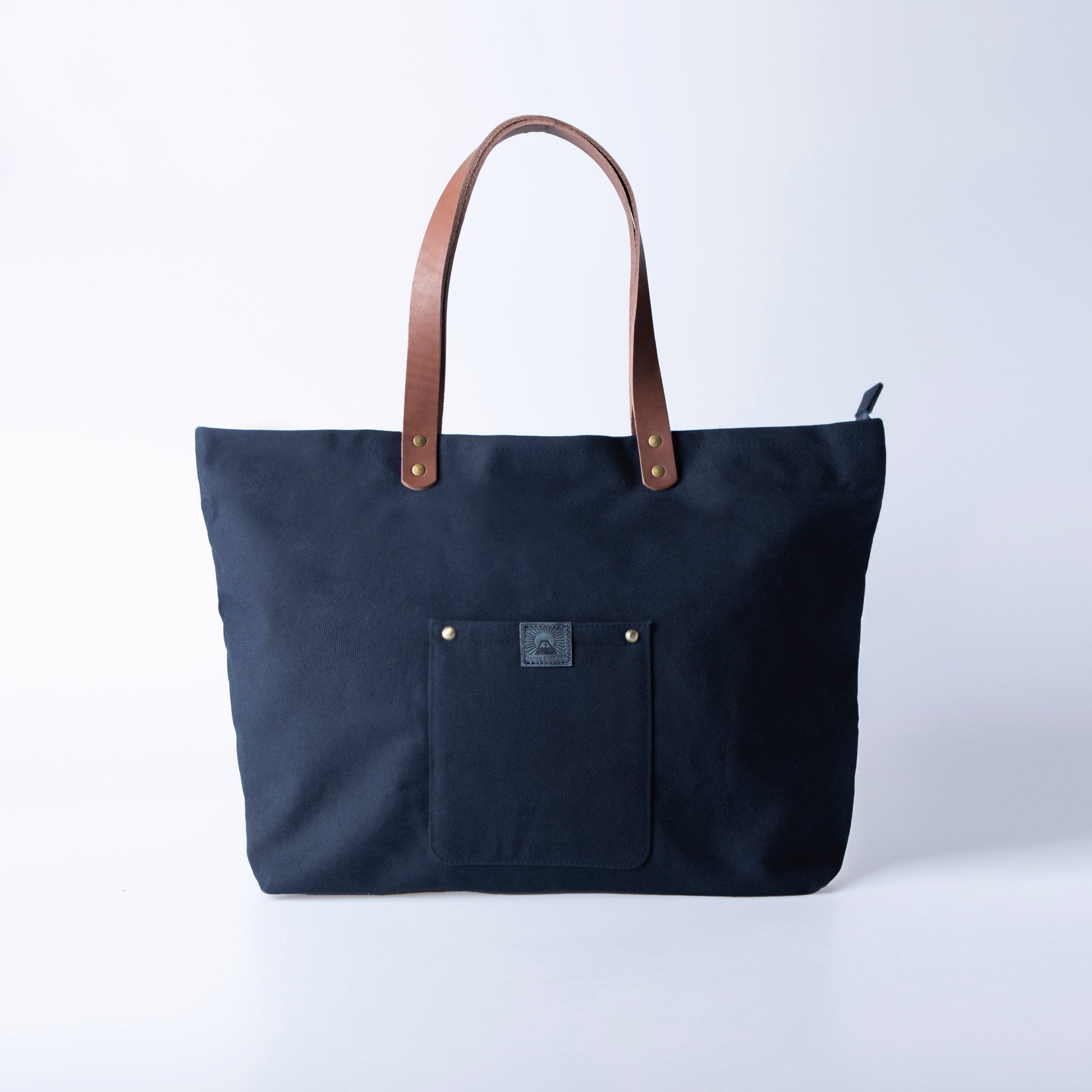 トートバッグ キャンバス 栃木レザー MANO