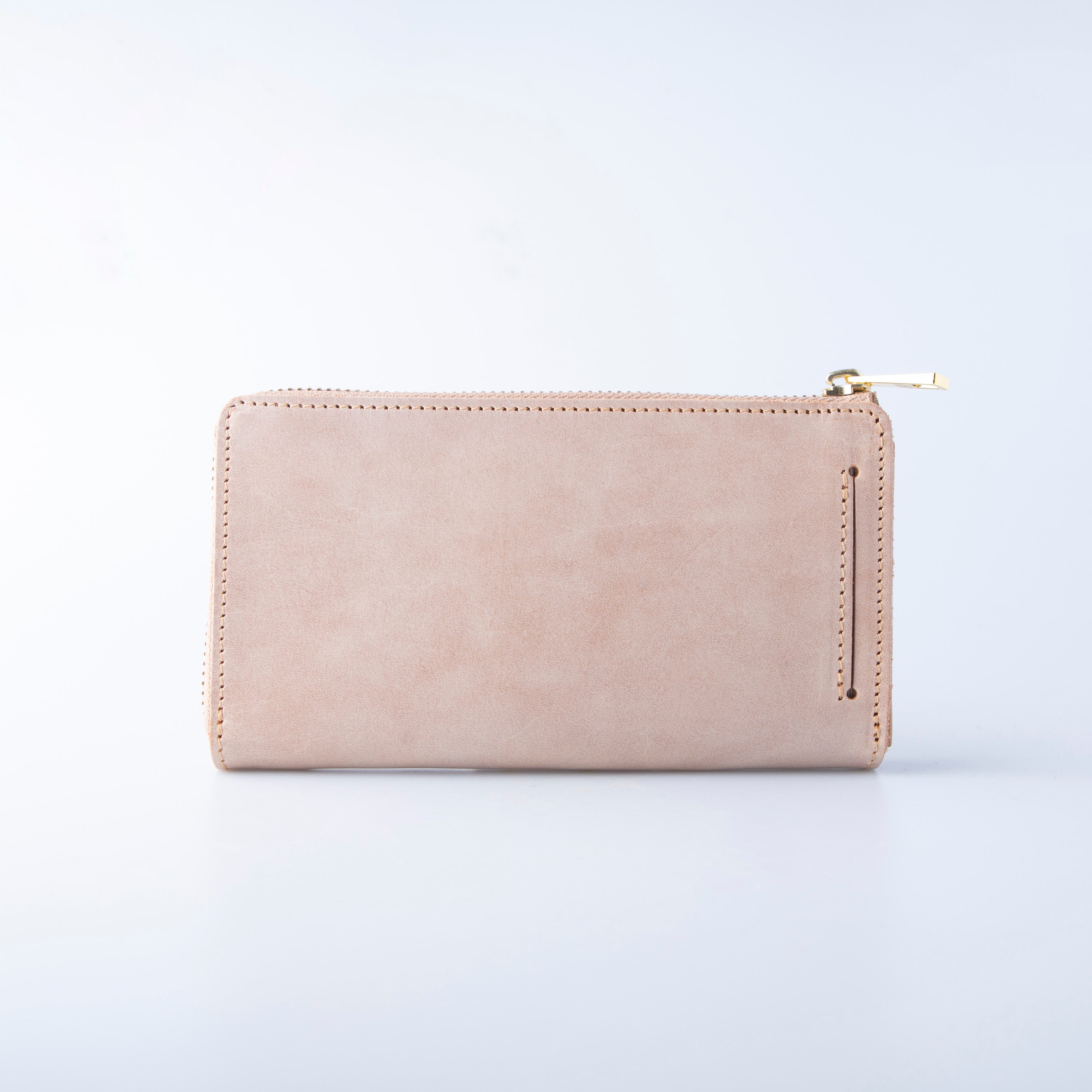 ホワイトワックス TIDY2.0 小さい長財布 栃木レザー L字ファスナー MANO