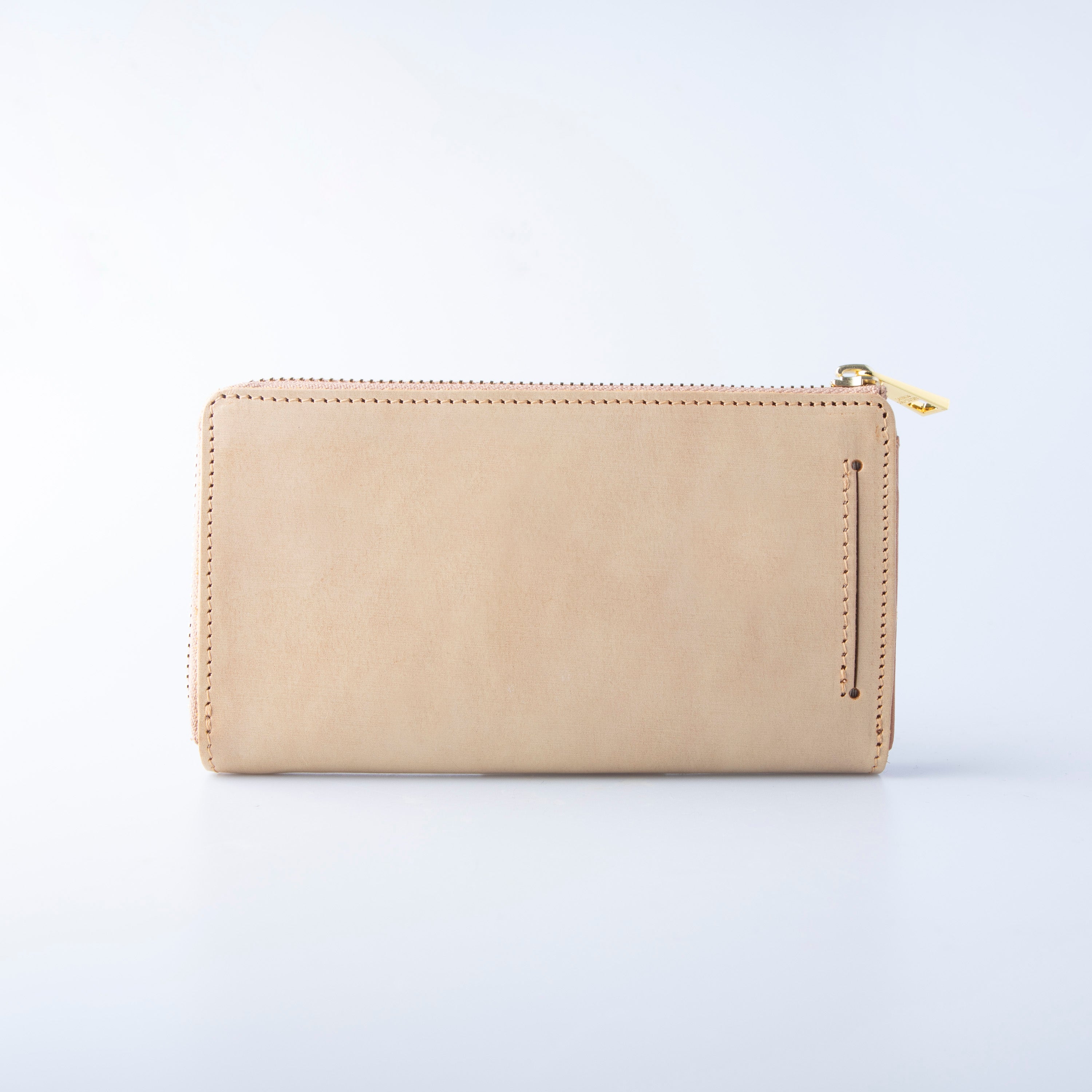 ホワイトワックス TIDY2.0 小さい長財布 栃木レザー L字ファスナー MANO