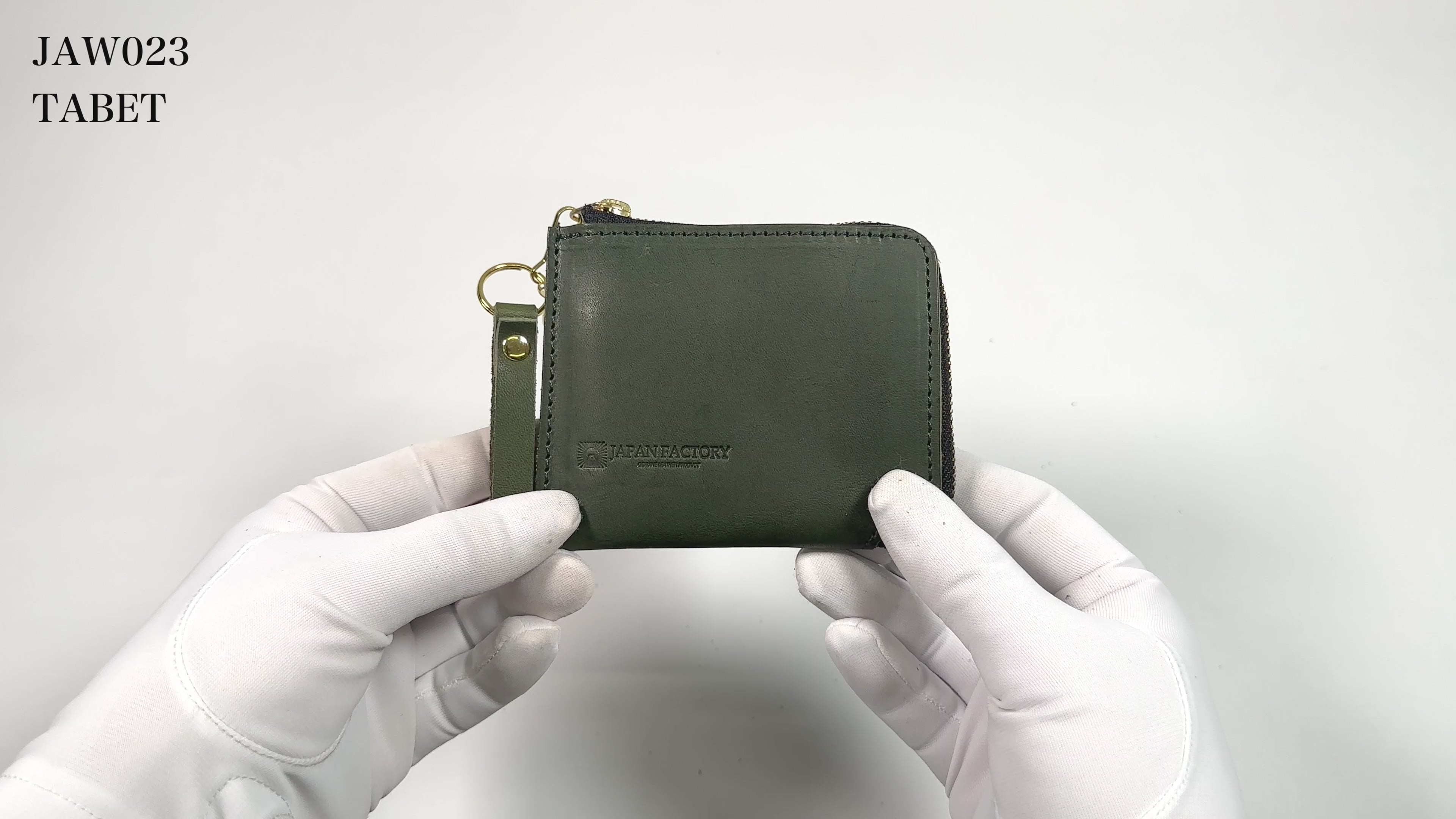 TABET ミニ財布 L字ファスナー 栃木レザー MANO