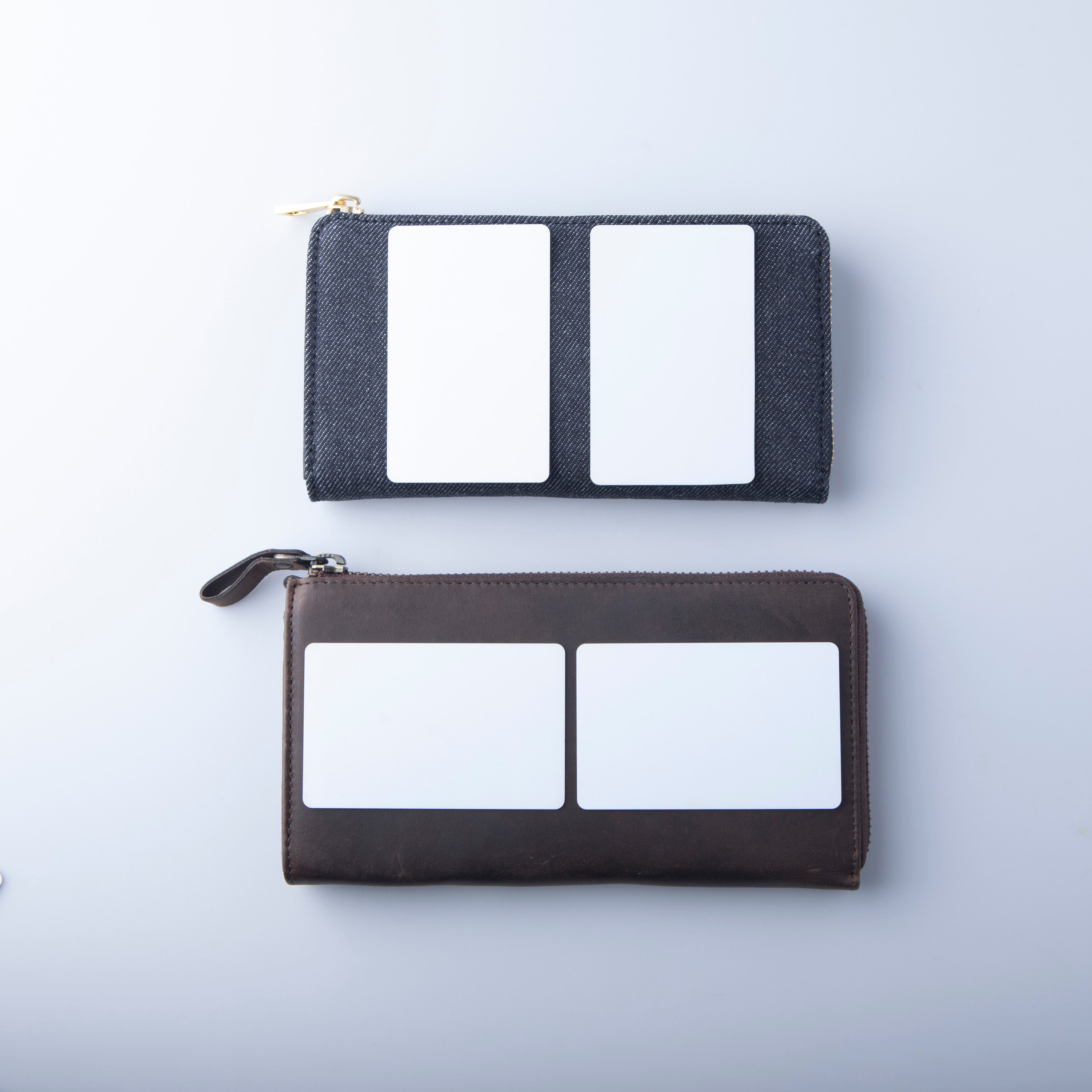 小さい長財布 TIDY2.0 岡山デニム l字ファスナー REAR