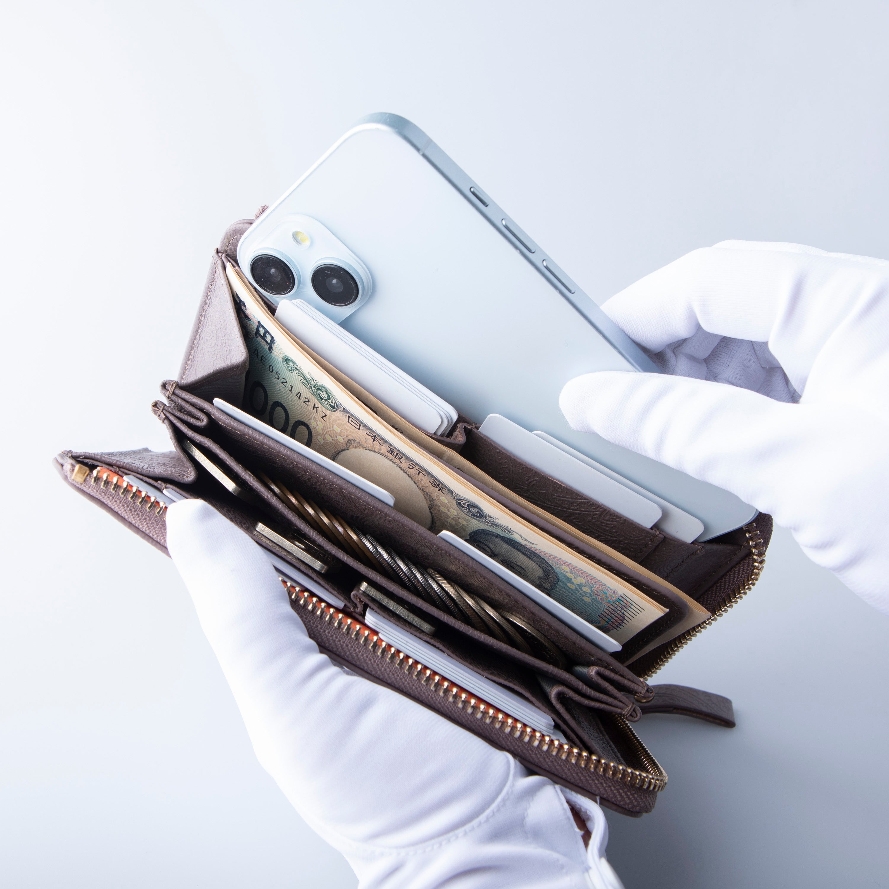 TIDY2.0 Botia 小さい長財布 ボタニカル柄 MARLE