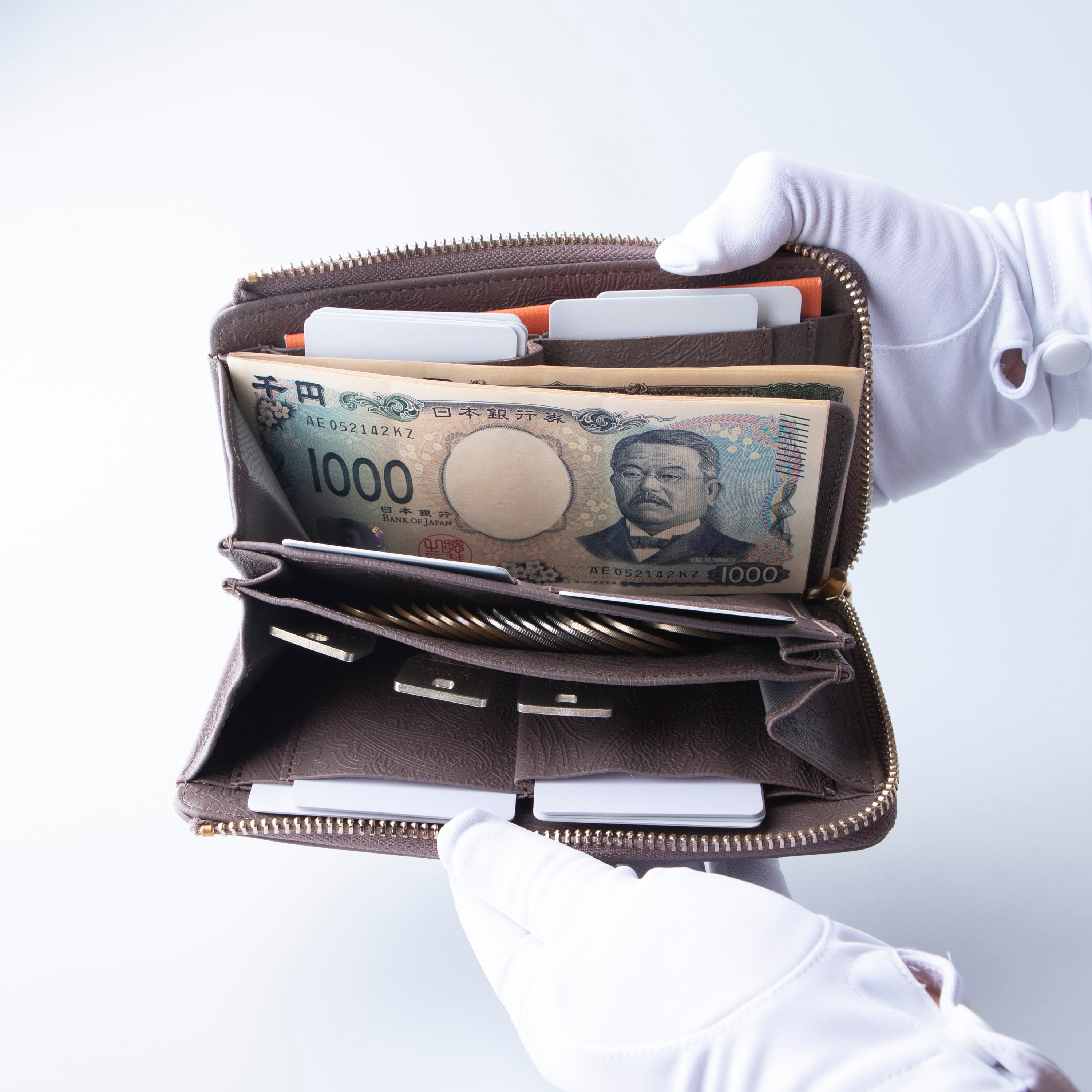 TIDY2.0 Botia 小さい長財布 ボタニカル柄 MARLE