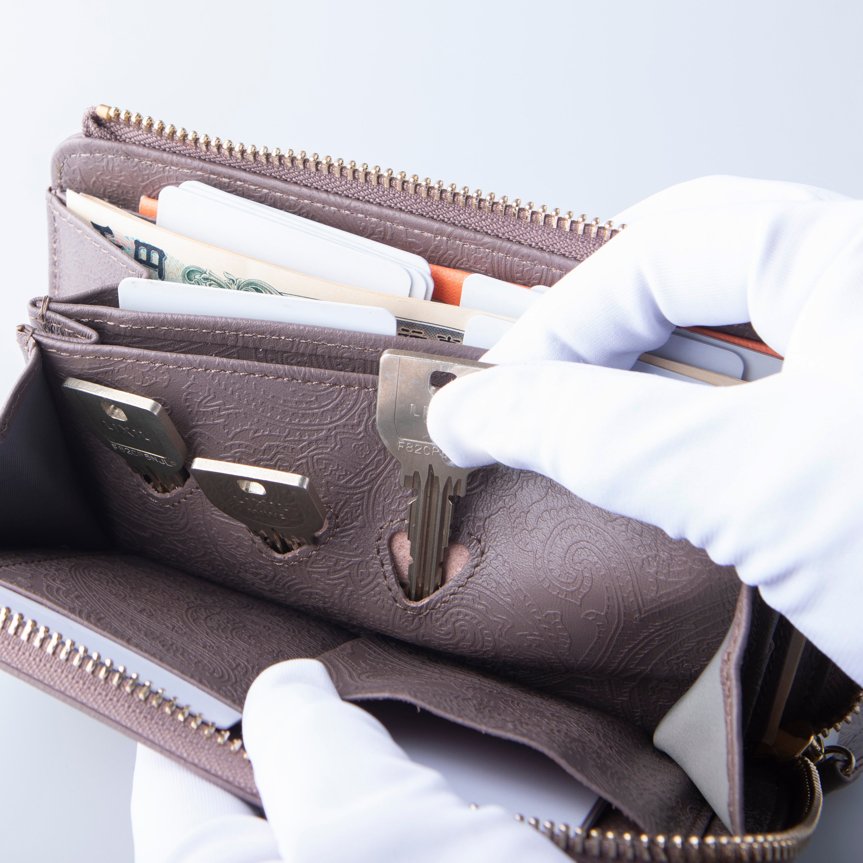 TIDY2.0 Botia 小さい長財布 ボタニカル柄 MARLE