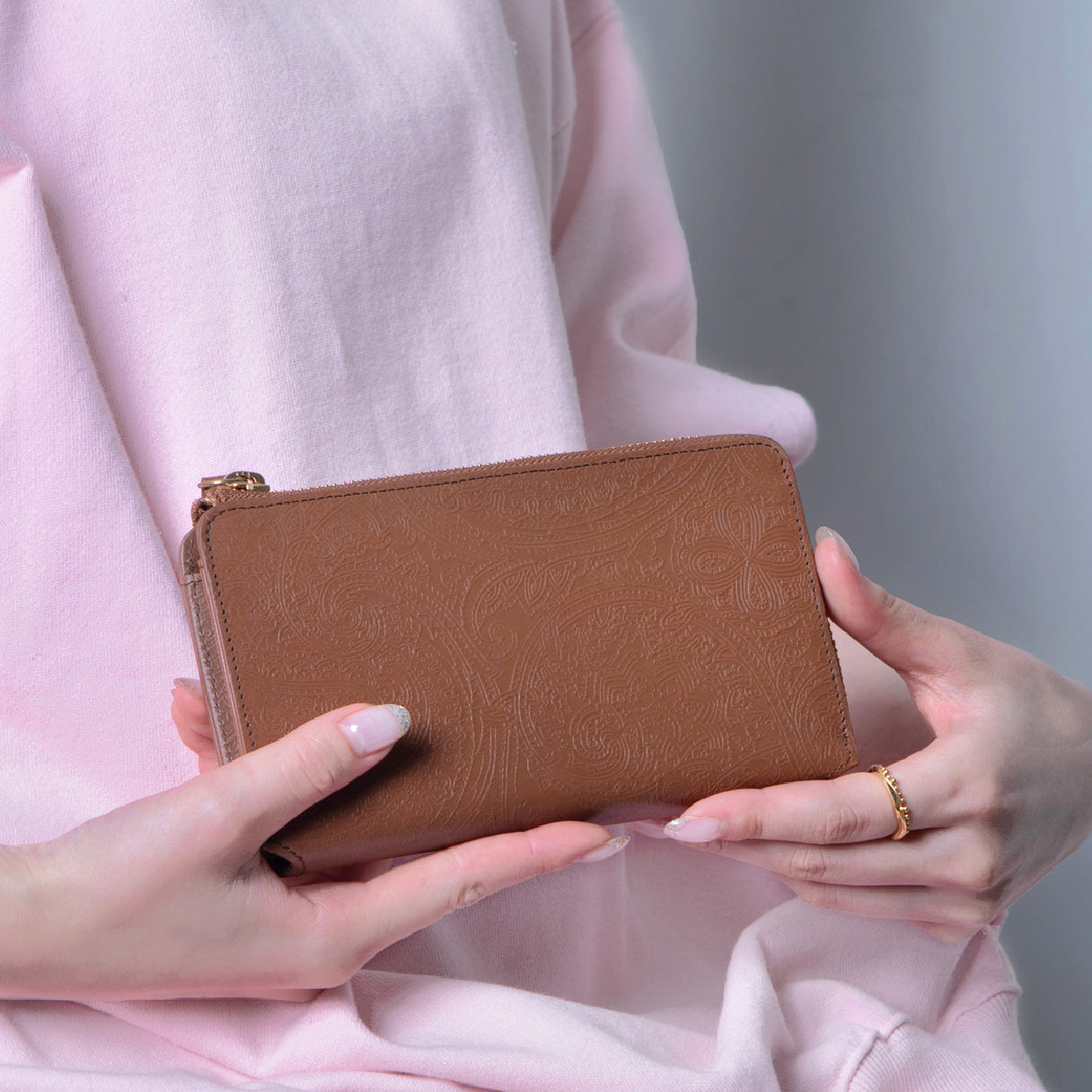 TIDY2.0 Botia 小さい長財布 ボタニカル柄 MARLE