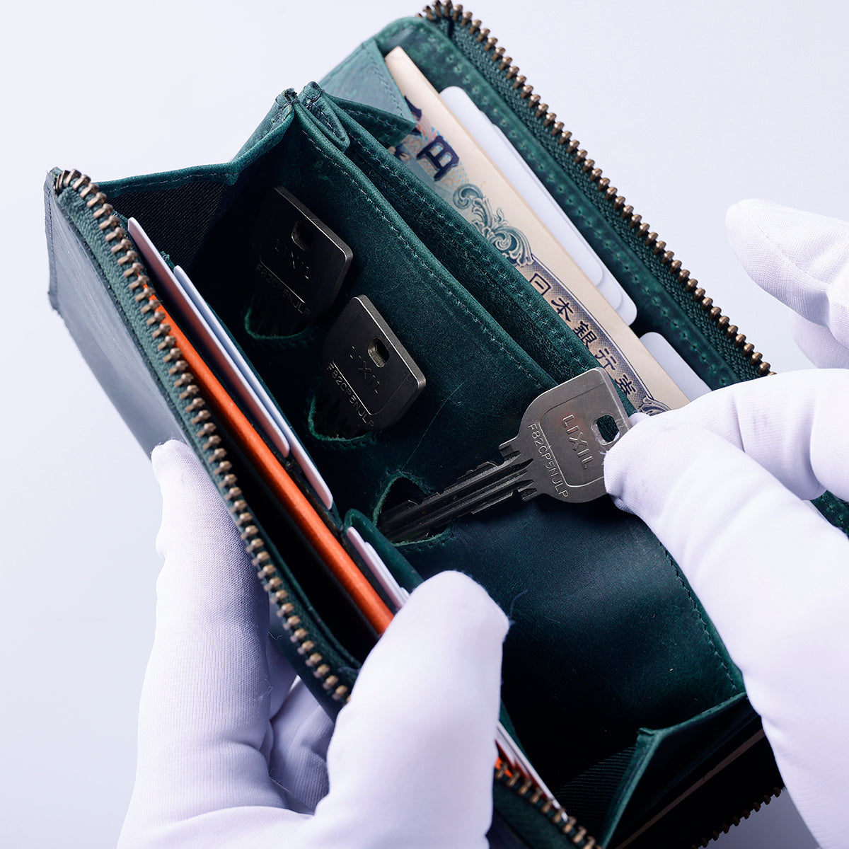 小さい長財布「TIDY2.0」L字ファスナー 長財布 Hallelujah