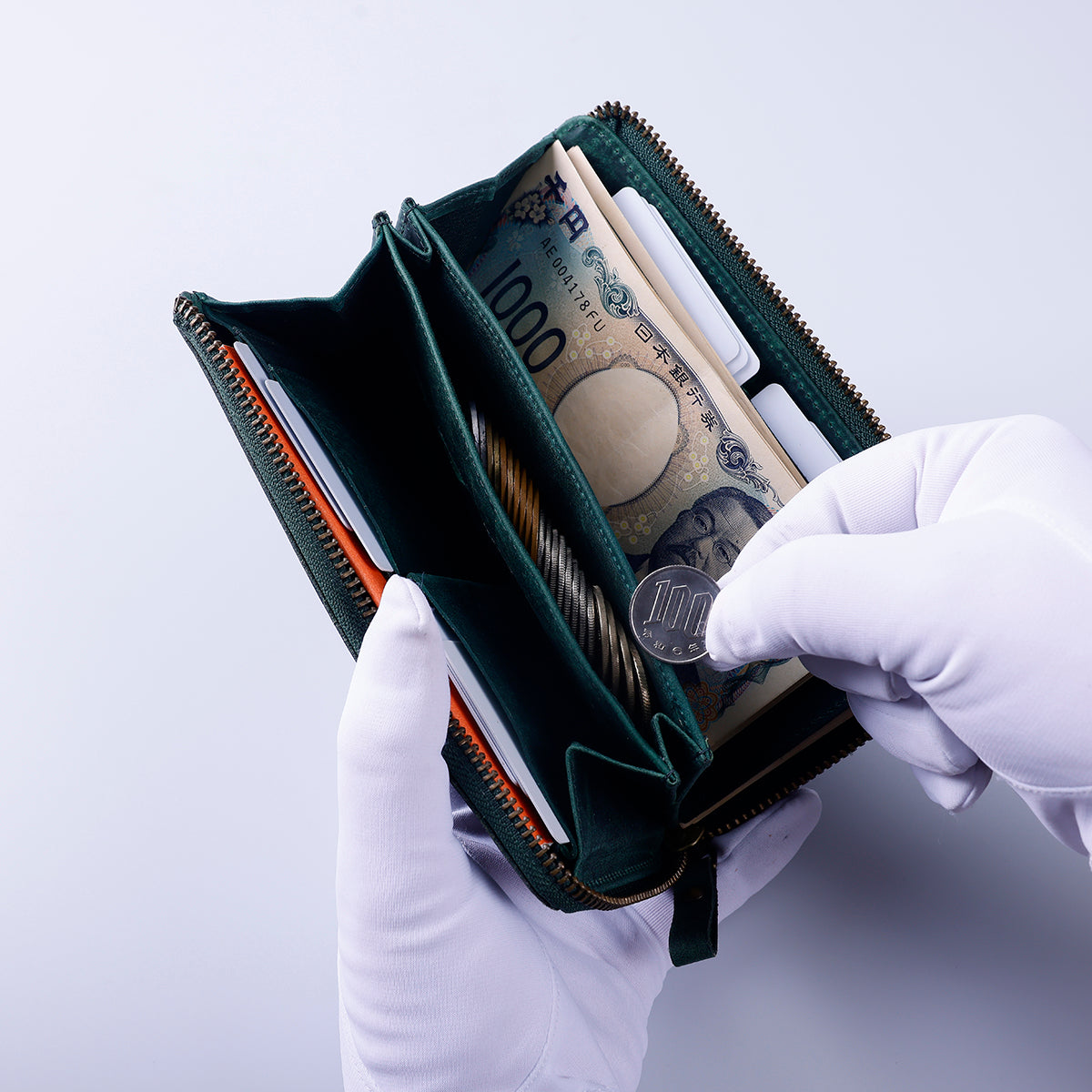 小さい長財布「TIDY2.0」L字ファスナー 長財布 Hallelujah