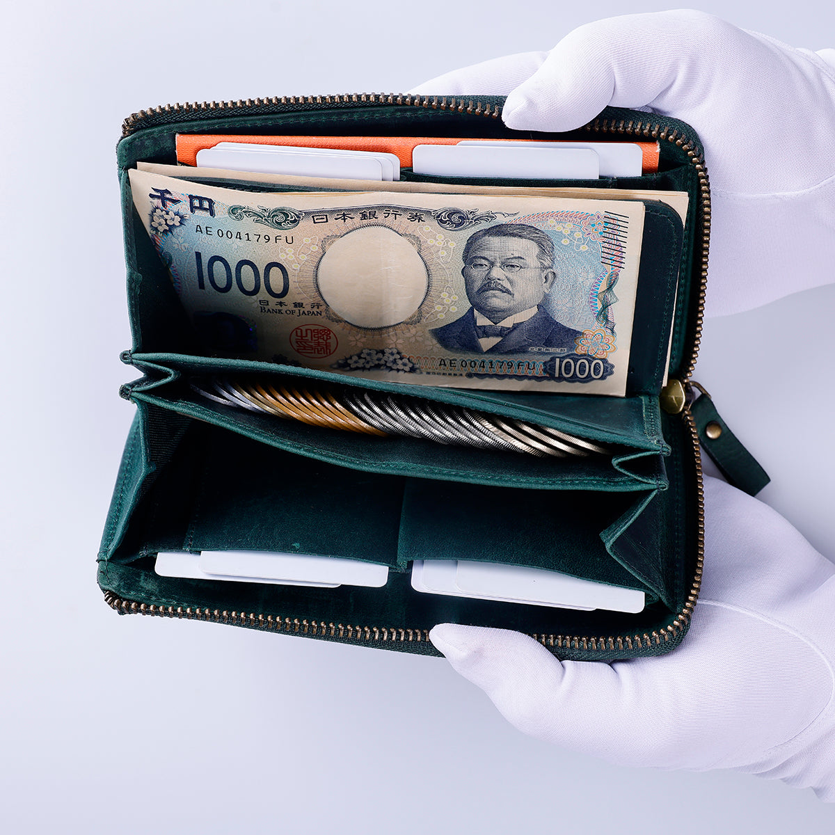 小さい長財布「TIDY2.0」L字ファスナー 長財布 Hallelujah