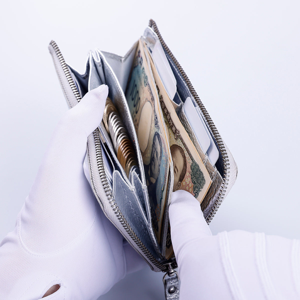 TIDY2.0 Lumina メタリックレザー 小さい 長財布 Hallelujah