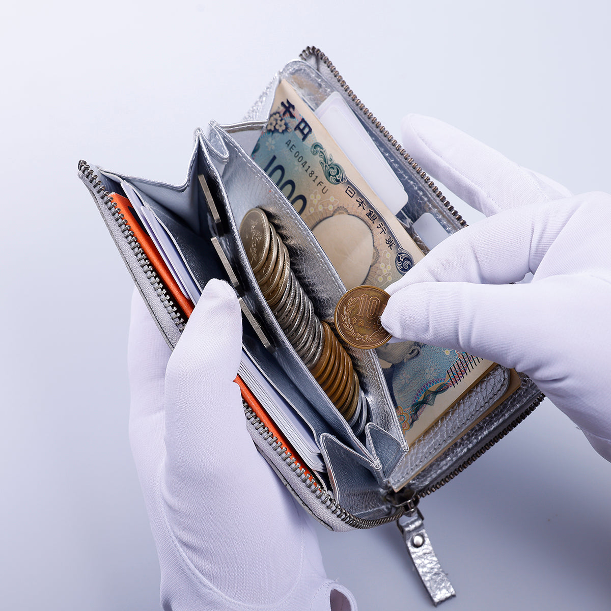 TIDY2.0 Lumina メタリックレザー 小さい 長財布 Hallelujah