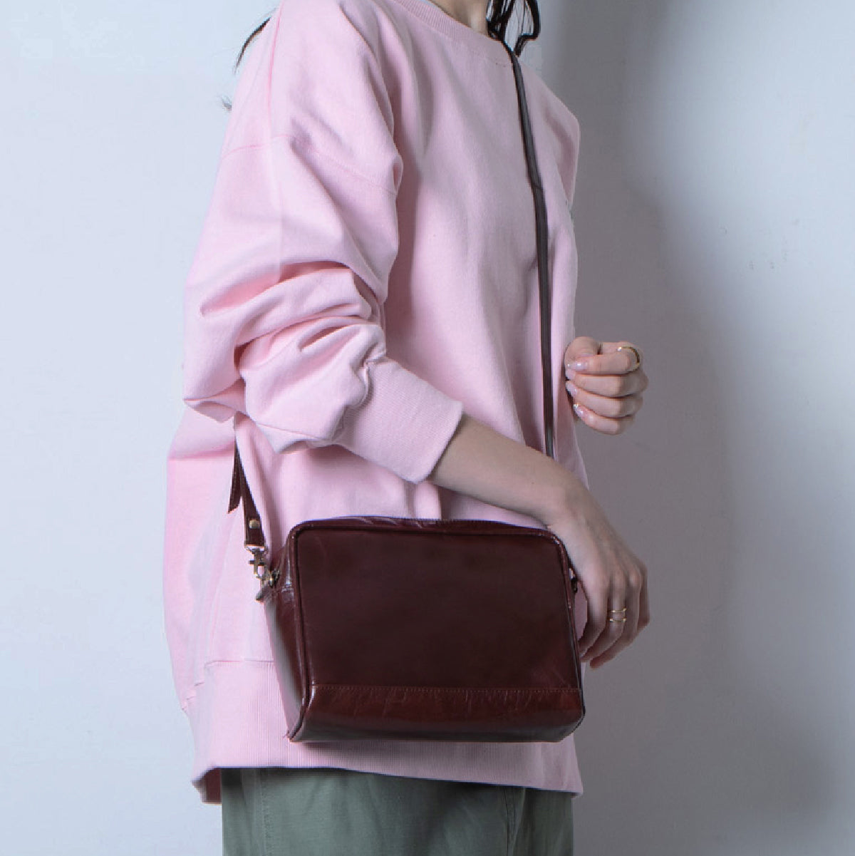 Minore ショルダーバッグ 本革 Noble