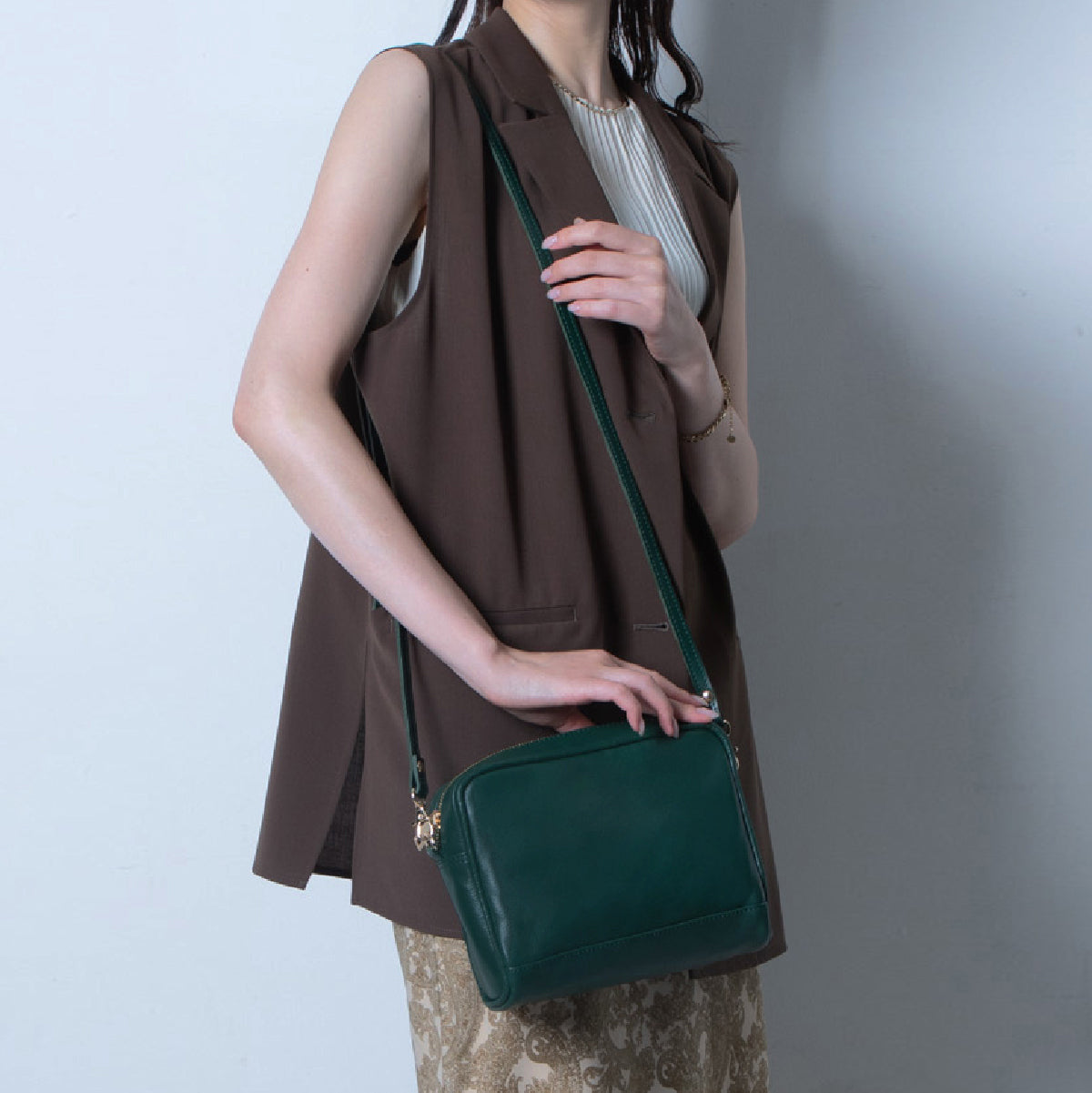 Minore ショルダーバッグ 本革 Noble