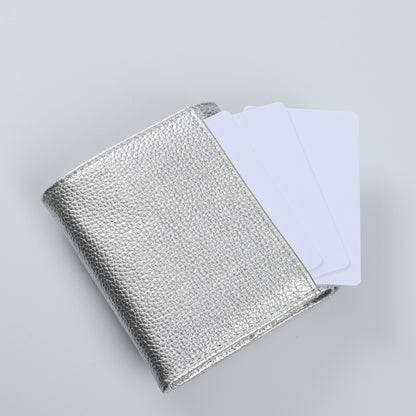 二つ折り財布 FOLIO Lumina メタリック 財布 コンパクト Hallelujah