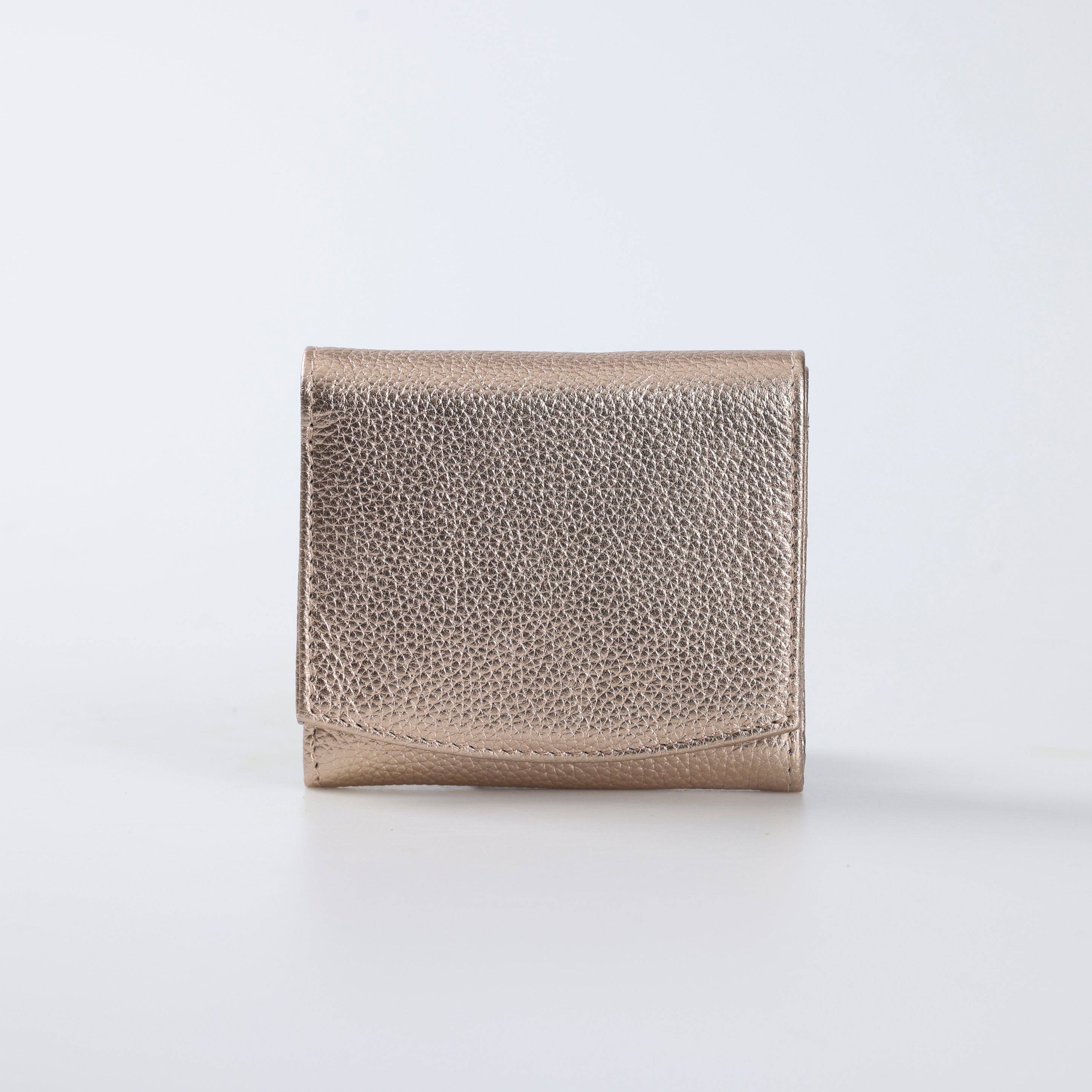 二つ折り財布 FOLIO Lumina メタリック 財布 コンパクト Hallelujah