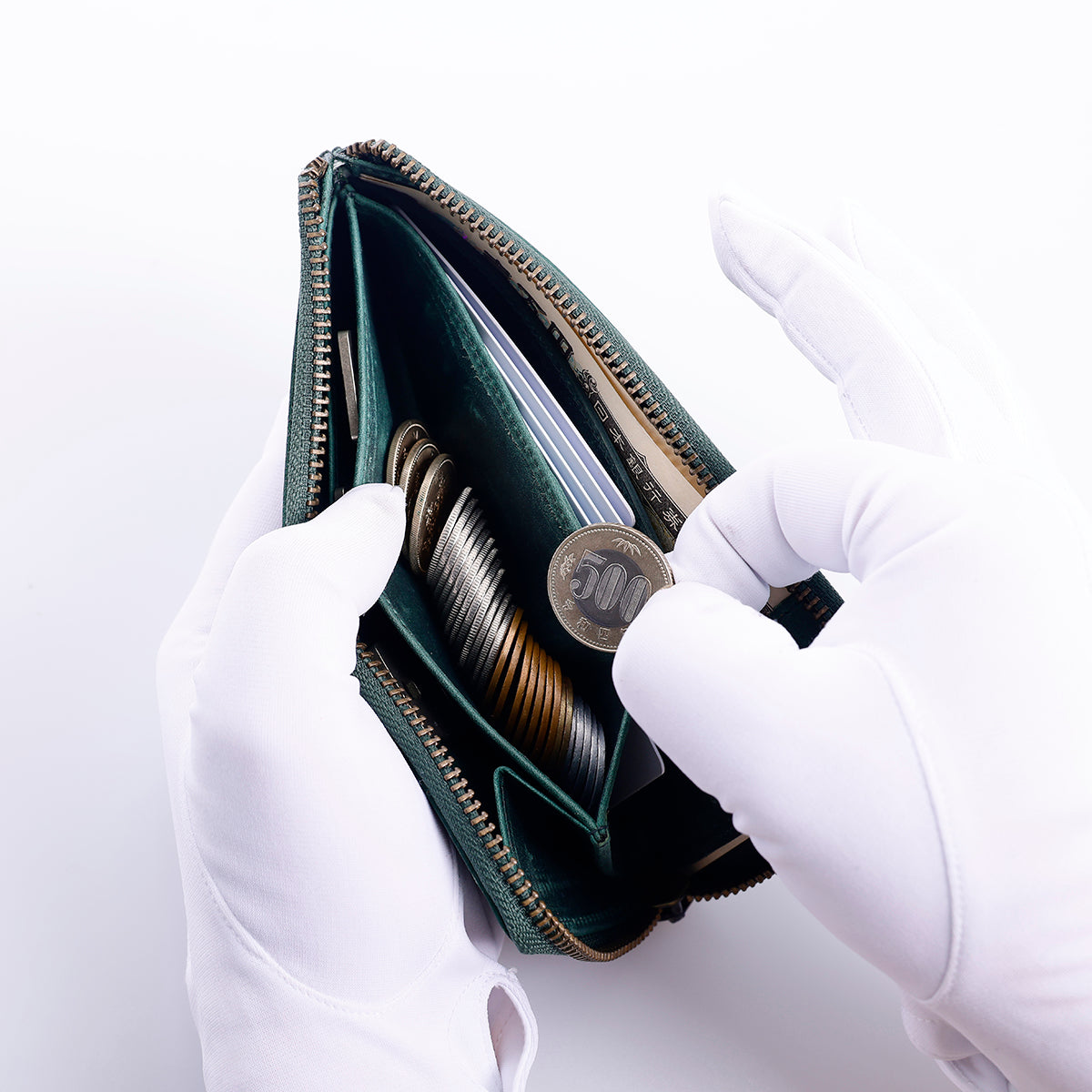 もっと小さい長財布「TIDY SLIM」L字ファスナー 長財布  Hallelujah