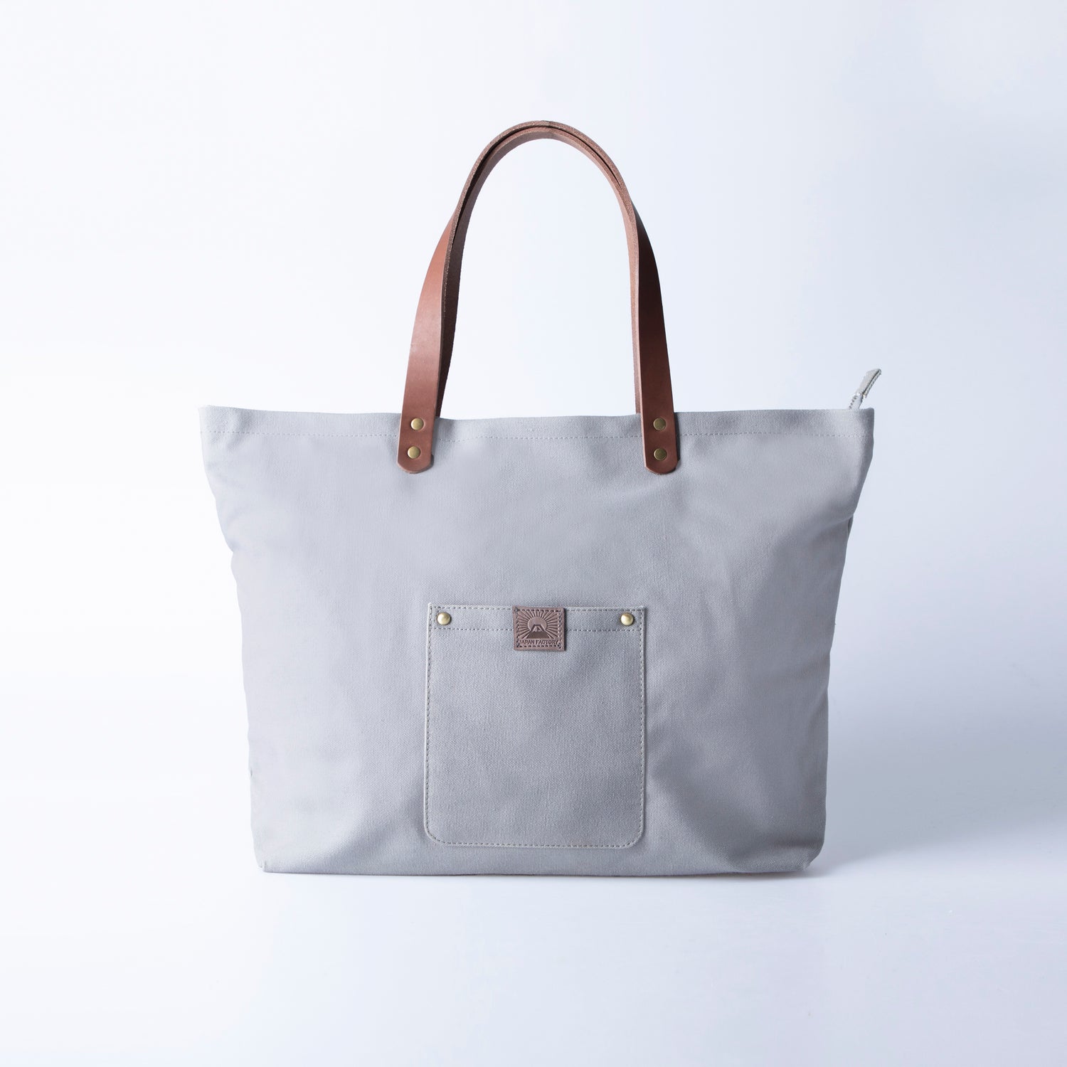 トートバッグ キャンバス 栃木レザー MANO
