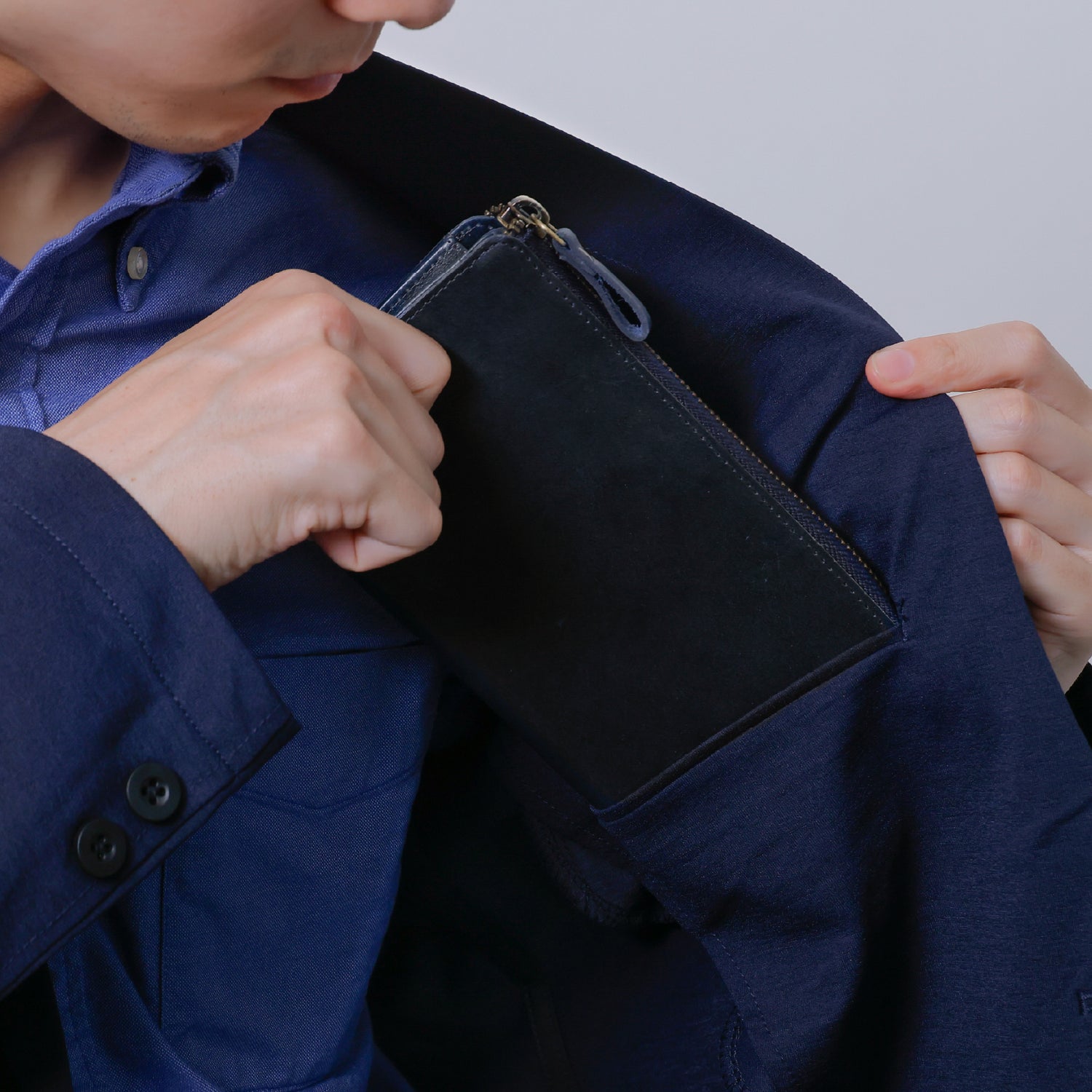 小さい長財布 TIDY2.0 L字ファスナー 長財布 KUMORIYA