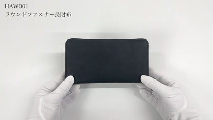 長財布 ラウンドファスナー 本革 Hallelujah