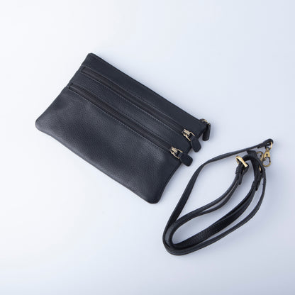 YUTAKURA ショルダーバッグ エンボスレザー Emmel