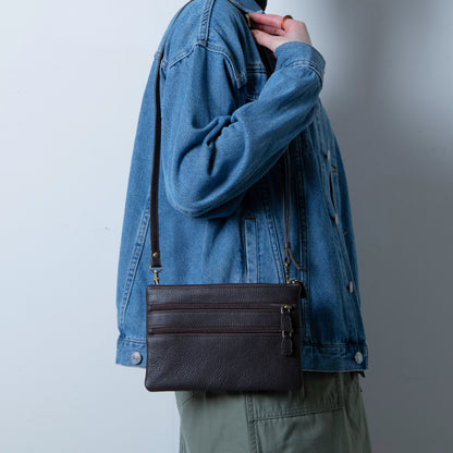 YUTAKURA ショルダーバッグ エンボスレザー Emmel