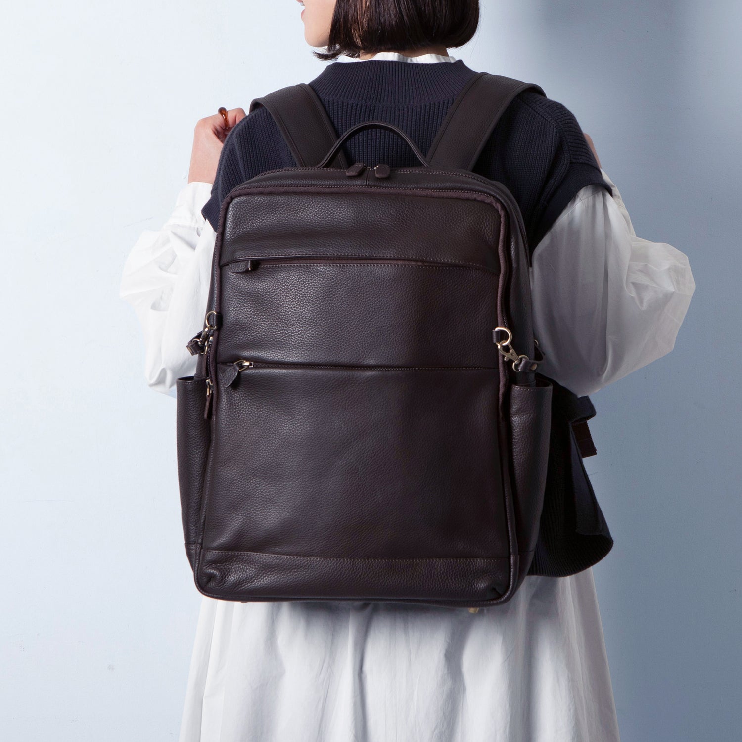 YUTAKURA BP+ リュック エンボスレザー Emmel