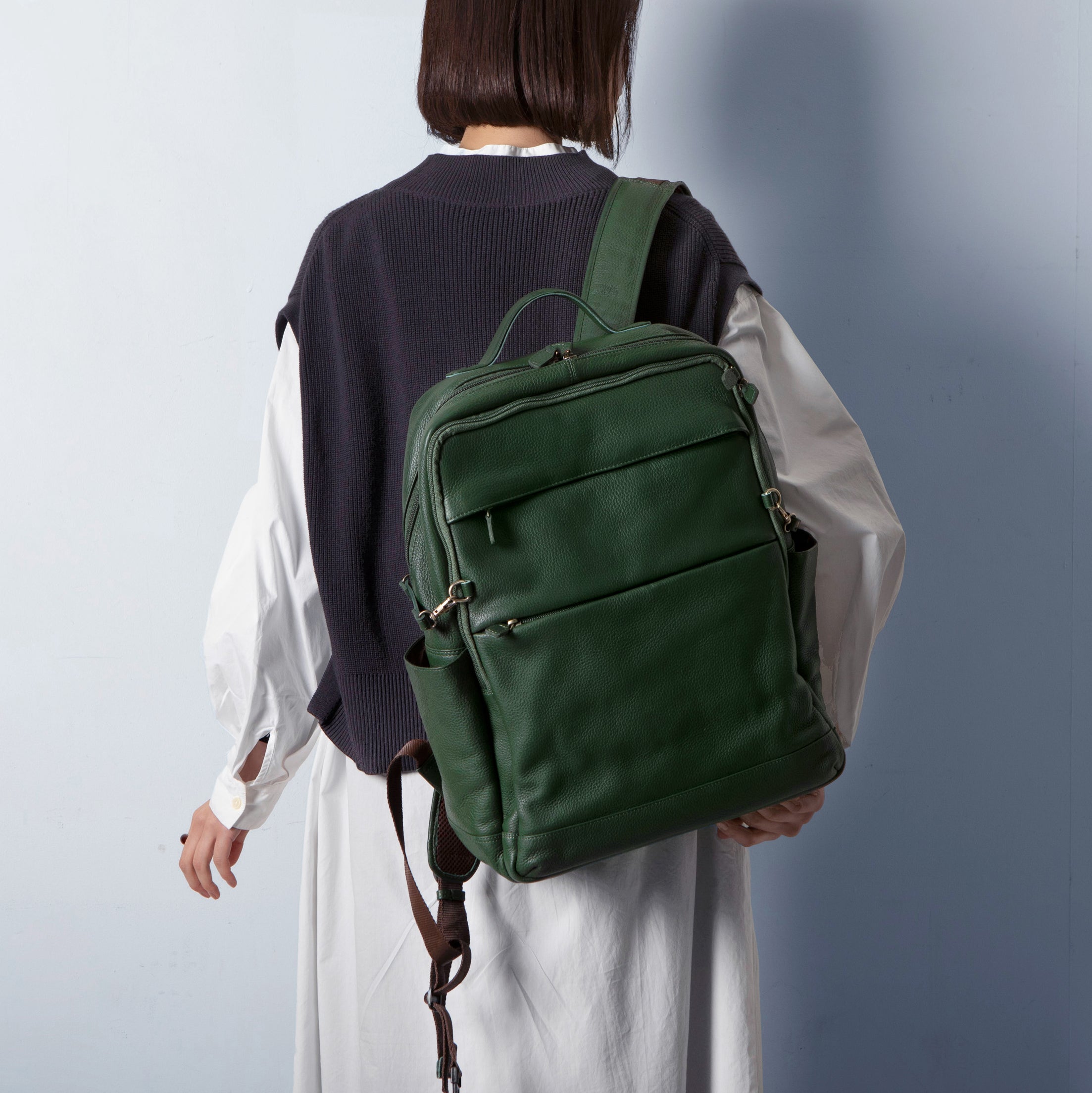 YUTAKURA BP+ リュック エンボスレザー Emmel