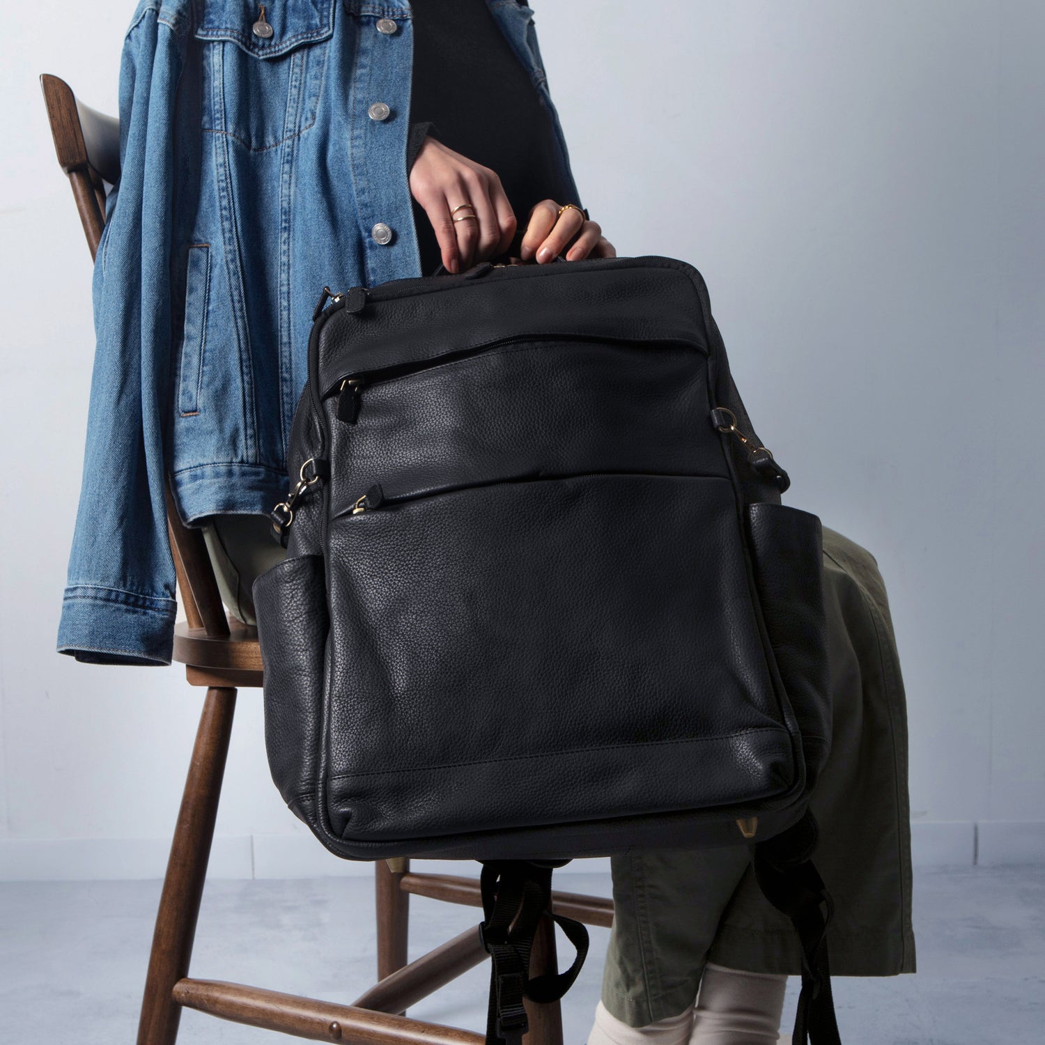 YUTAKURA BP+ リュック エンボスレザー Emmel