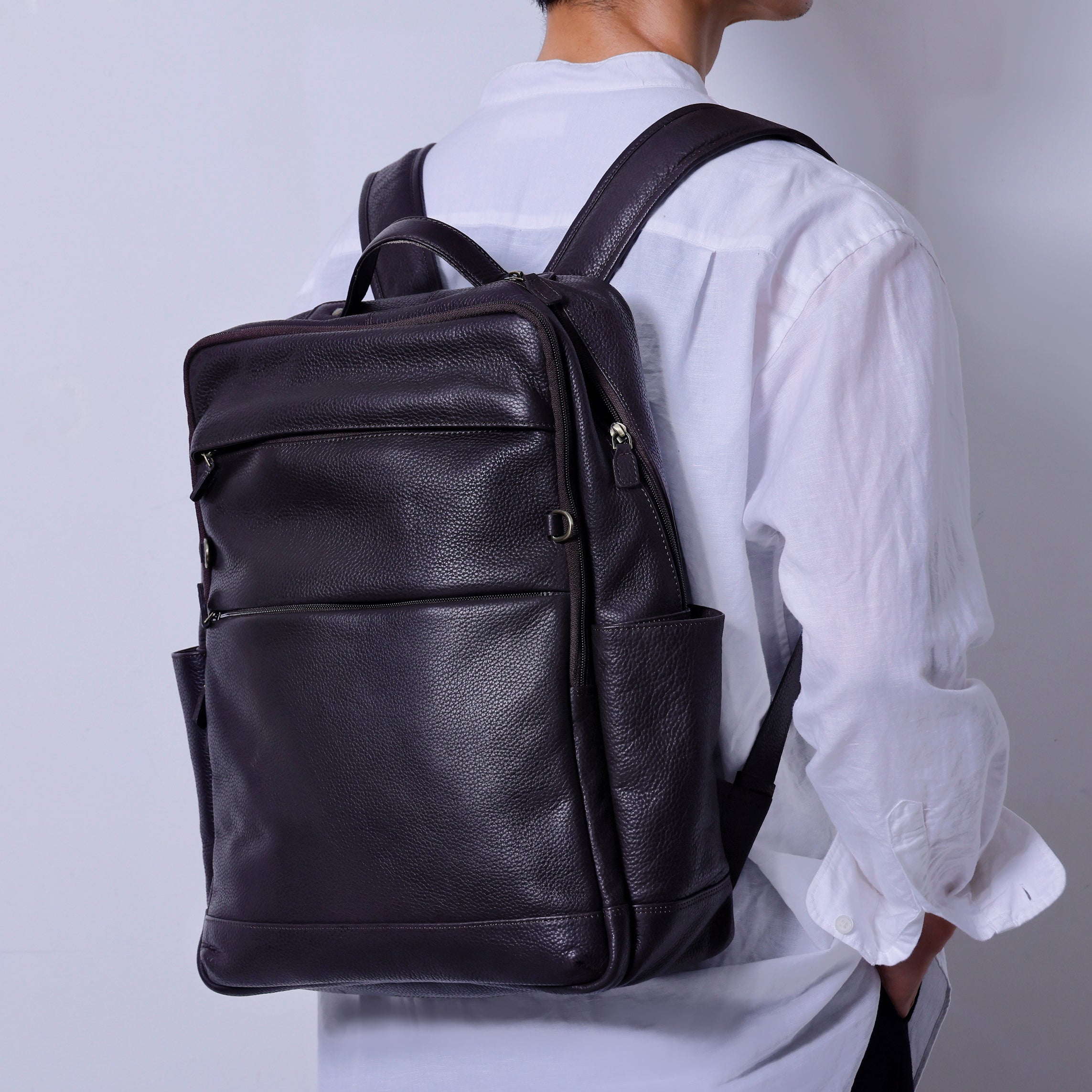 YUTAKURA BP+ リュック エンボスレザー Emmel